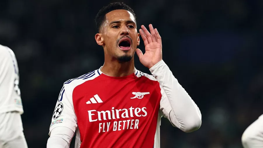 William Saliba. Arsenal (Premier League). Defensa