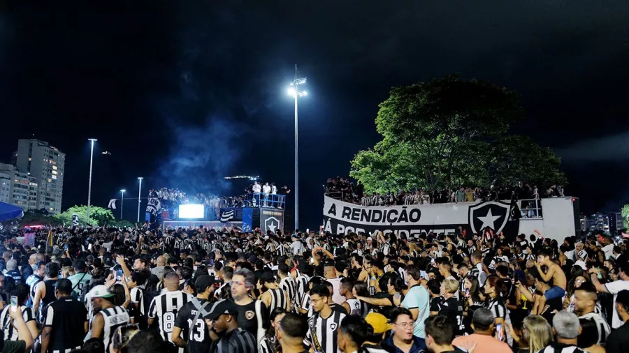 Celebración inolvidable por el título del Botafogo