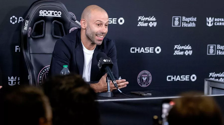 Javier Mascherano no puede ocultar su felicidad por llegar al Inter Miami