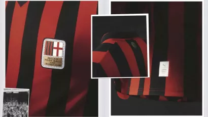 La camiseta es una celebración de la herencia y la innovación ‘Rossoneri’ y fue diseñado por los seguidores del club. 