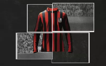 El Diavoletto (pequeño diablo), está impreso en el interior de la camiseta, acompañado por la inscripción AC Milan 125.