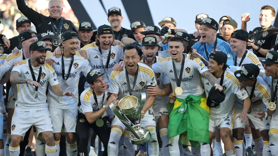 Los Angeles Galaxy y la celebración del ansiado sexto título