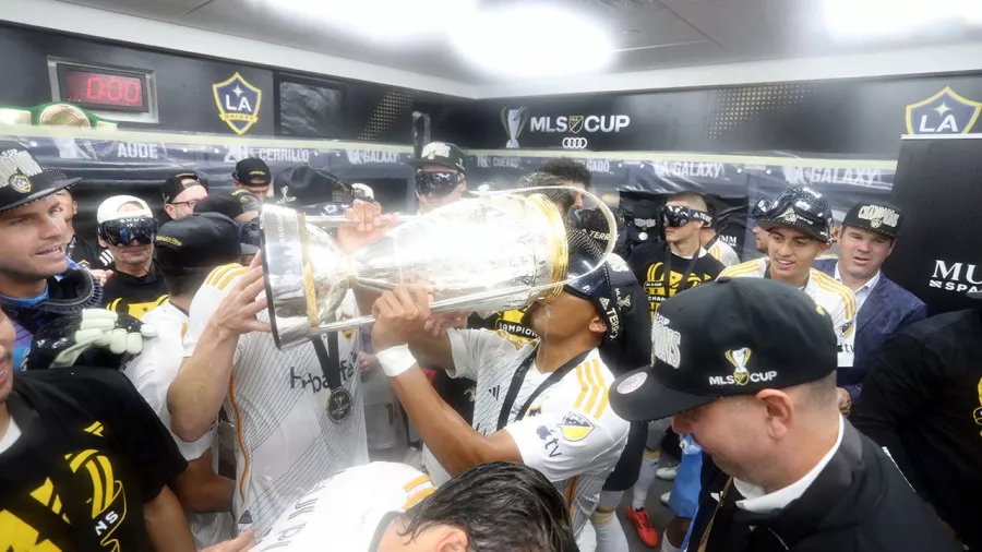 Descontrol en el vestidor del LA Galaxy