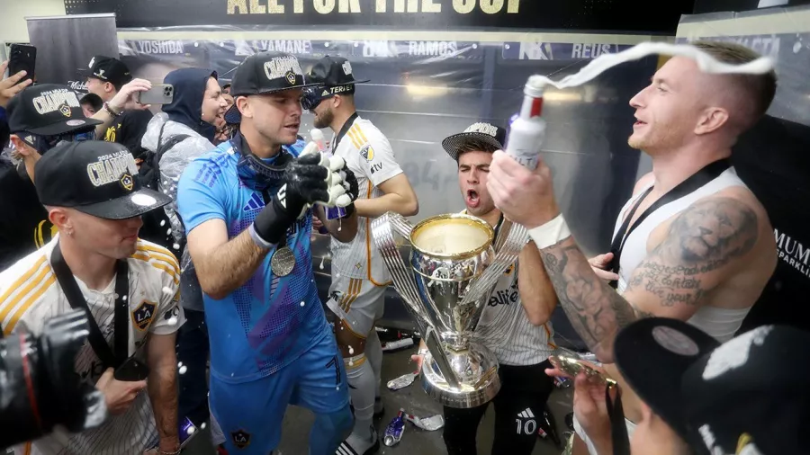 Descontrol en el vestidor del LA Galaxy