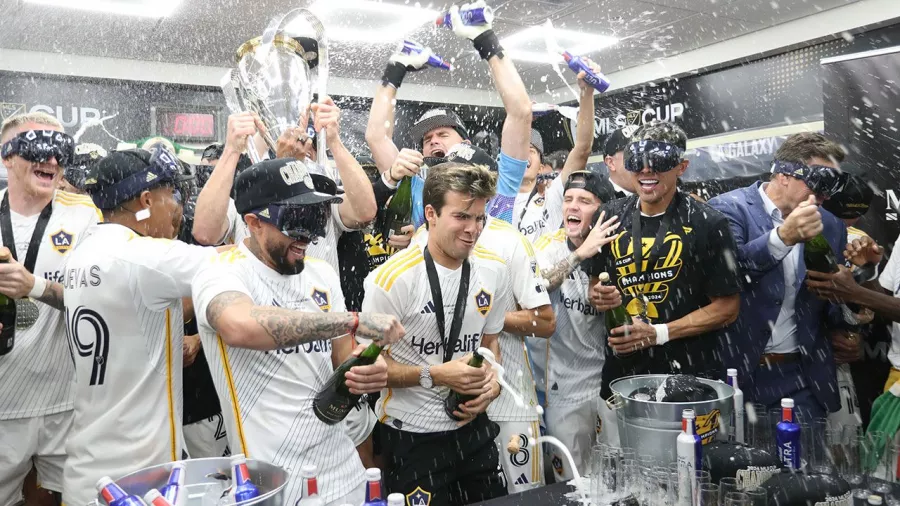 Descontrol en el vestidor del LA Galaxy