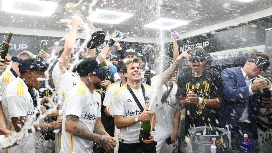 Descontrol en el vestidor del LA Galaxy