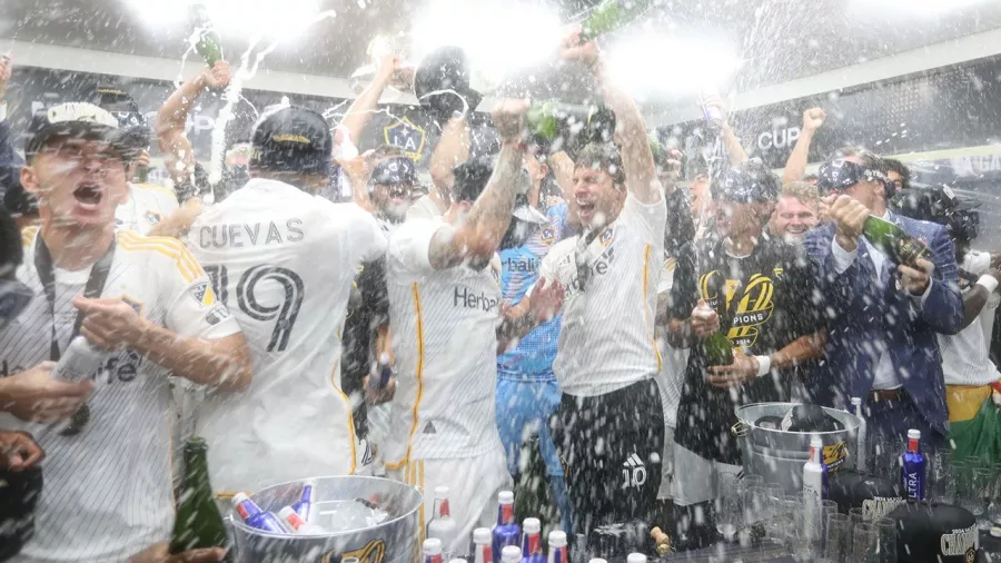 Descontrol en el vestidor del LA Galaxy