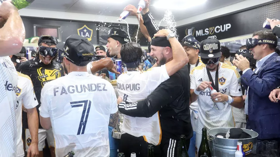 Descontrol en el vestidor del LA Galaxy