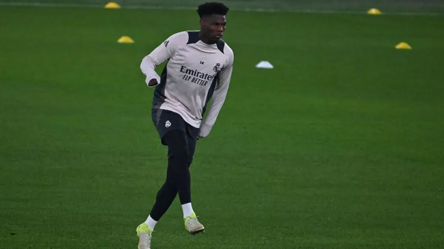 Con todo y Vinícius Jr., Real Madrid entrenó en el campo de Atalanta