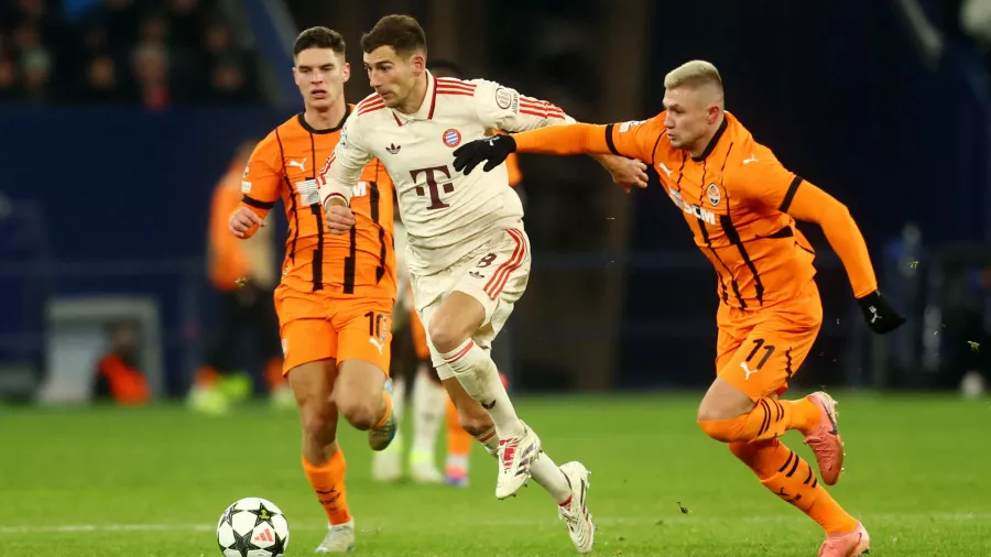 En el complemento Bayern Munich tuvo que soportar la presión del Shakhtar.