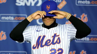 Juan Soto ya se puso el uniforme de los New York Mets