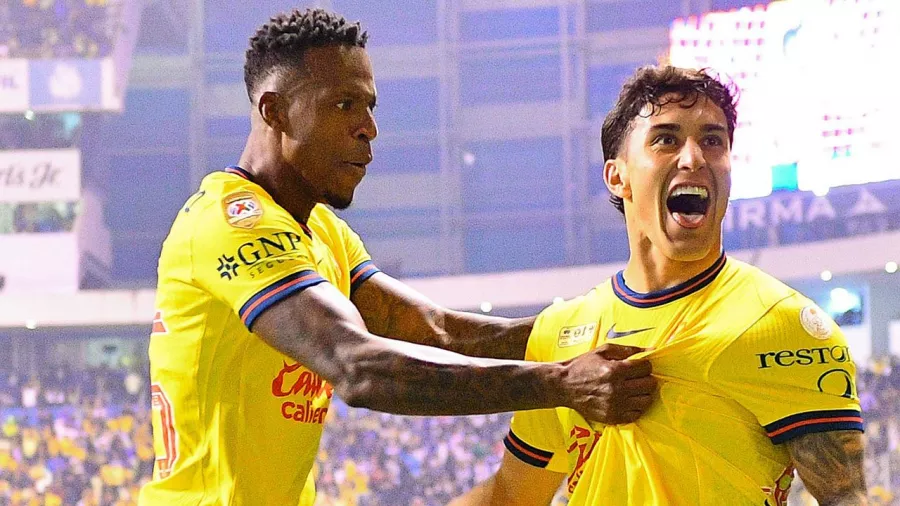 América remontó y ganó 2-1 la final de ida ante Rayados.