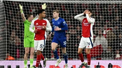 Everton puso 'candados' y le sacó un dulce empate al Arsenal