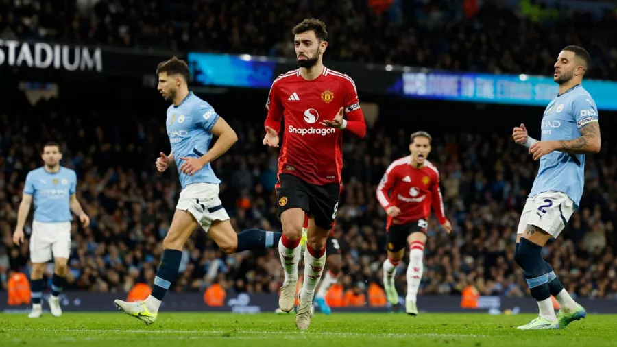 El derbi de Manchester cambió en menos de dos minutos