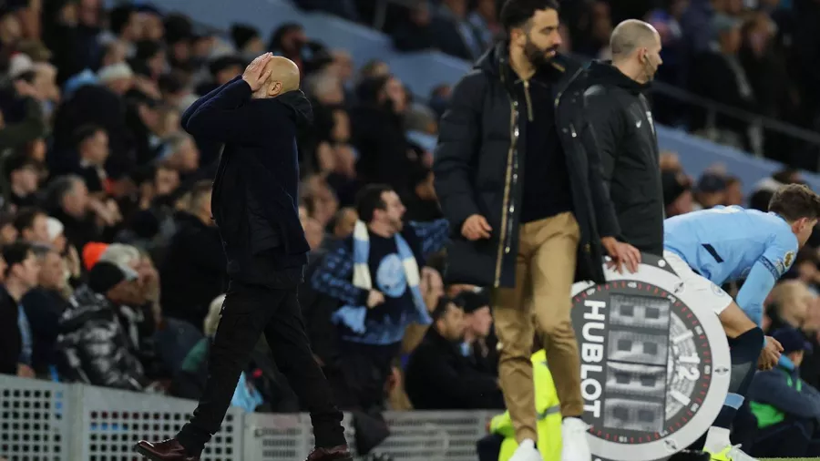 Pep Guardiola y el 'infierno' que vivió ante el Manchester United