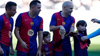 Xavi Hernández y Andrés Iniesta, juntos otra vez contra el Real Madrid