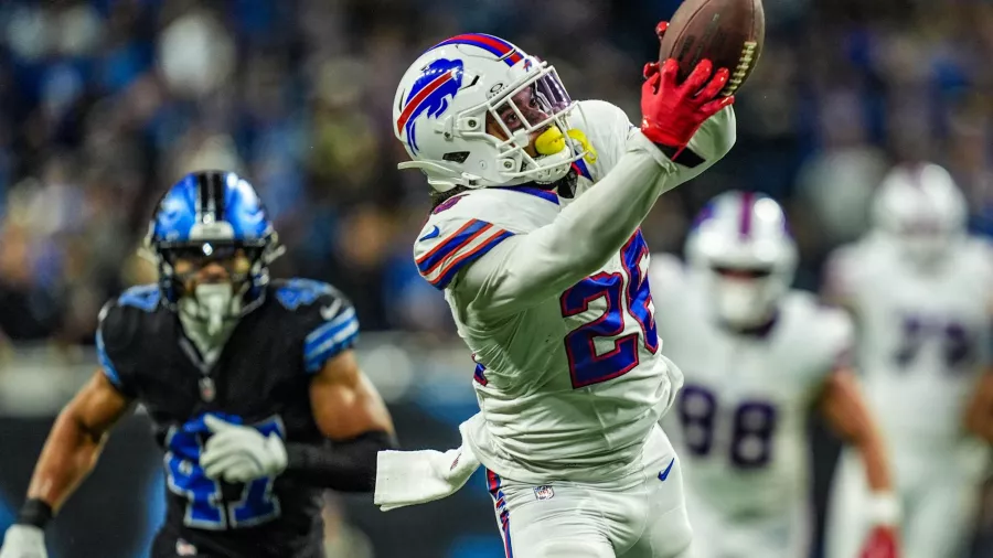 Los Bills ganaron 48-42 en un vistoso e intenso partido ante los Detroit Lions