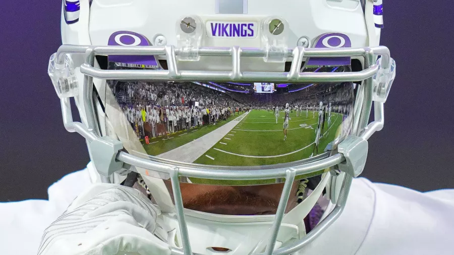 Los Vikings le hicieron un homenaje a la nieve