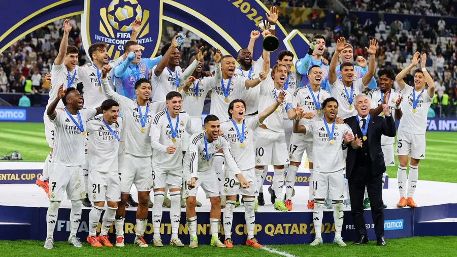 Así fue la premiación en el estadio Lusail de Catar.