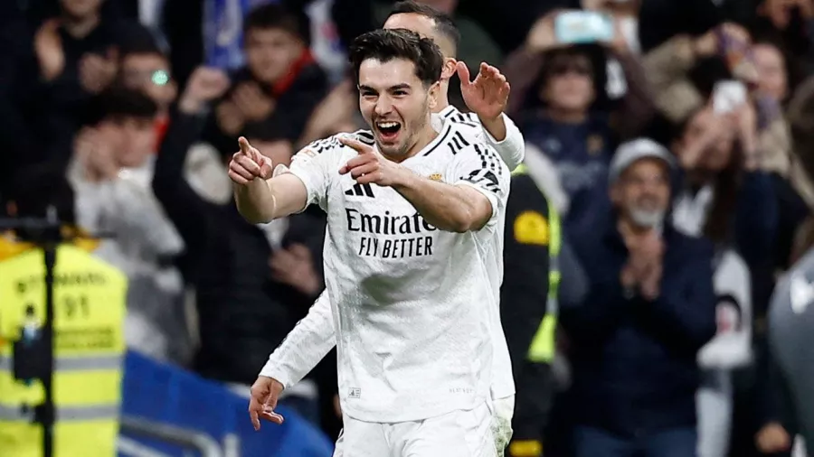 Así fue el festejo en el Santiago Bernabéu.