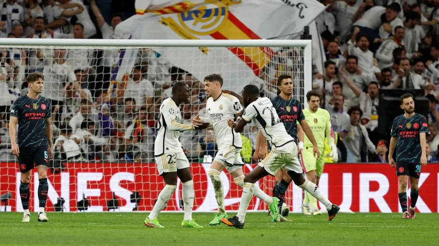 Cuartos de final: Real Madrid 3-3 Manchester City (IDA) | Goles de Rúben Días, Rodrygo y Fede Valverde
