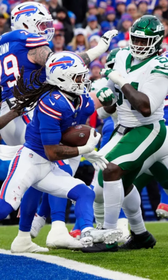 Los Bills apalearon a los Jets y son segundos sembrados de la AFC