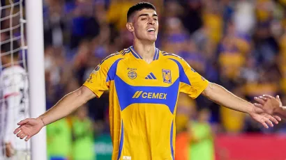 5.	Juan Brunetta, mediocampista argentino de Tigres, 8 MDE