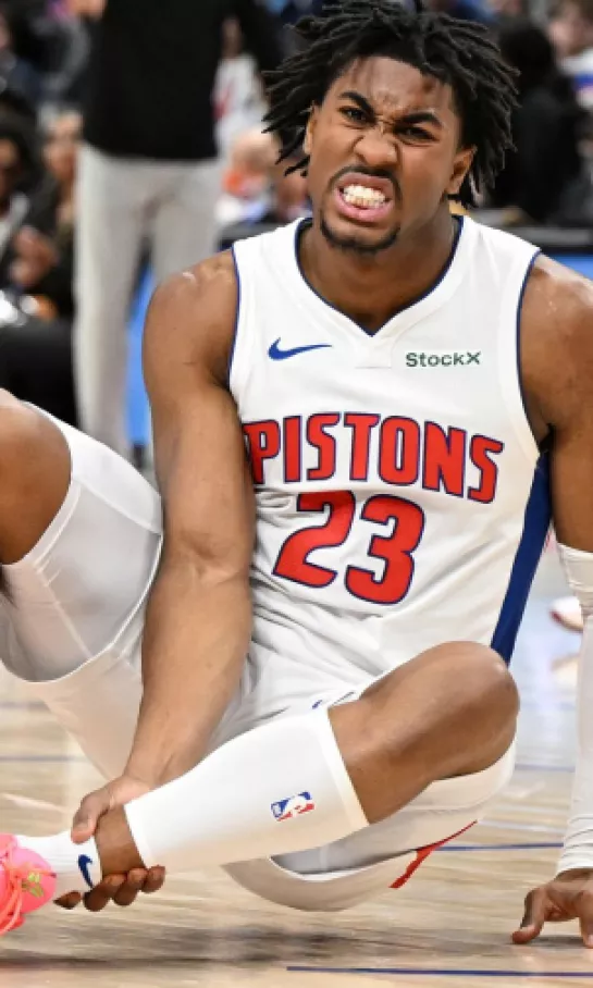 Jaden Ivey, figura de los Pistons, se fracturó una pierna