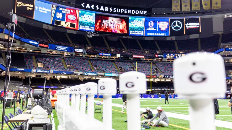 El Super Dome de Nueva Orleans es un 'bunker' para recibir el Sugar Bowl