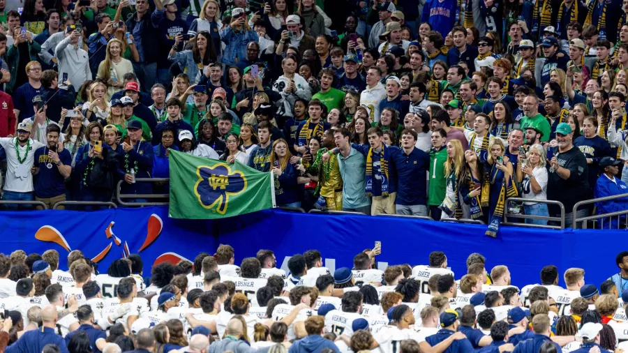 'Dulce' festejo de Notre Dame en el Sugar Bowl