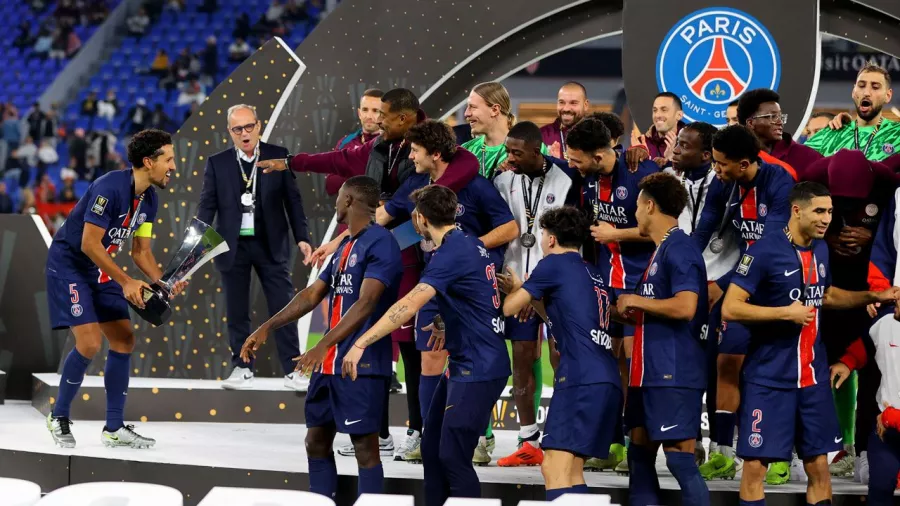 PSG suma 13 títulos de la Supercopa de Francia y es el club más ganador del torneo