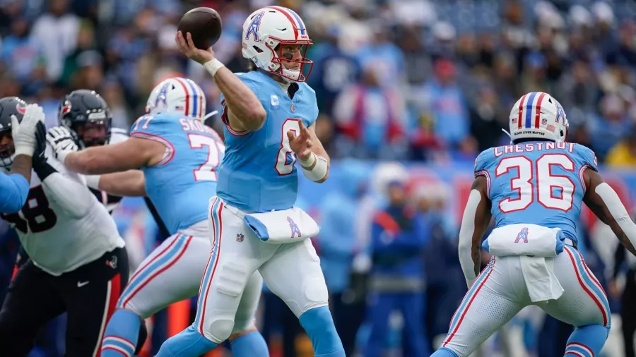 Ni con el uniforme de los Oilers pudieron ganar los Titans