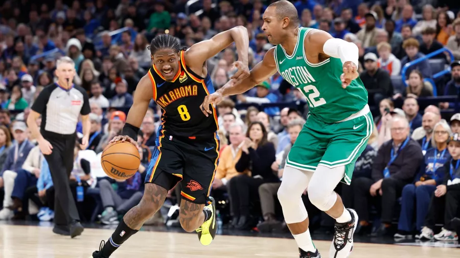 Los campeones Celtics fueron exhibidos por el Thunder