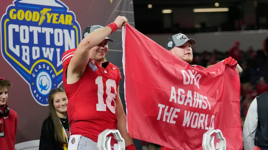 Ohio State festejó 'entre algodones' su pase a la final colegial