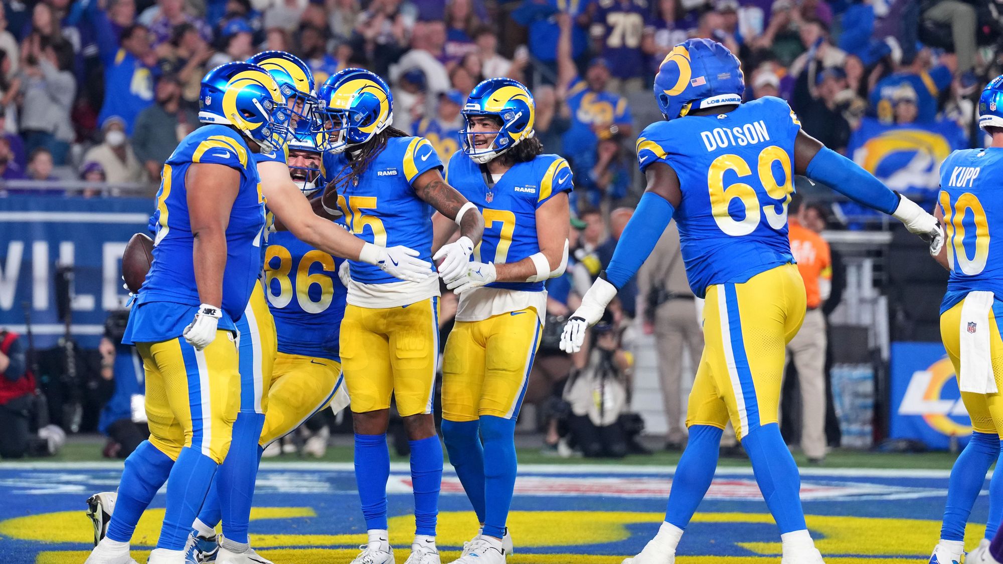 Los Rams borraron a los Vikings y son el último invitado a los divisionales