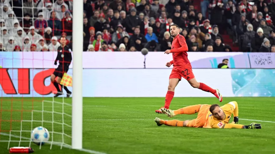 Primer gol del portugués esta temporada en la Bundesliga