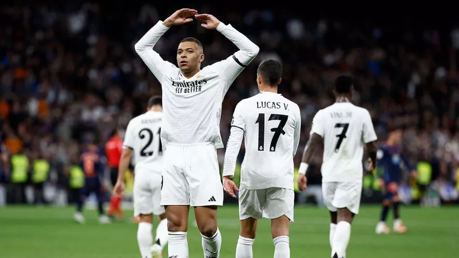 Kylian Mbappé y Vinícius Júnior dejaron la mesa puesta para el Real Madrid