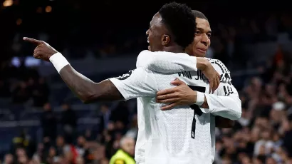 Kylian Mbappé y Vinícius Júnior dejaron la mesa puesta para el Real Madrid