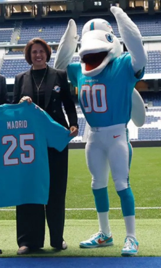 Los Dolphins y el Real Madrid, unidos por el partido de la NFL en España