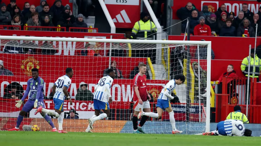 Brighton le ha ganado ocho partidos al United, más que a cualquier otro rival en toda la historia del club en la Premier League