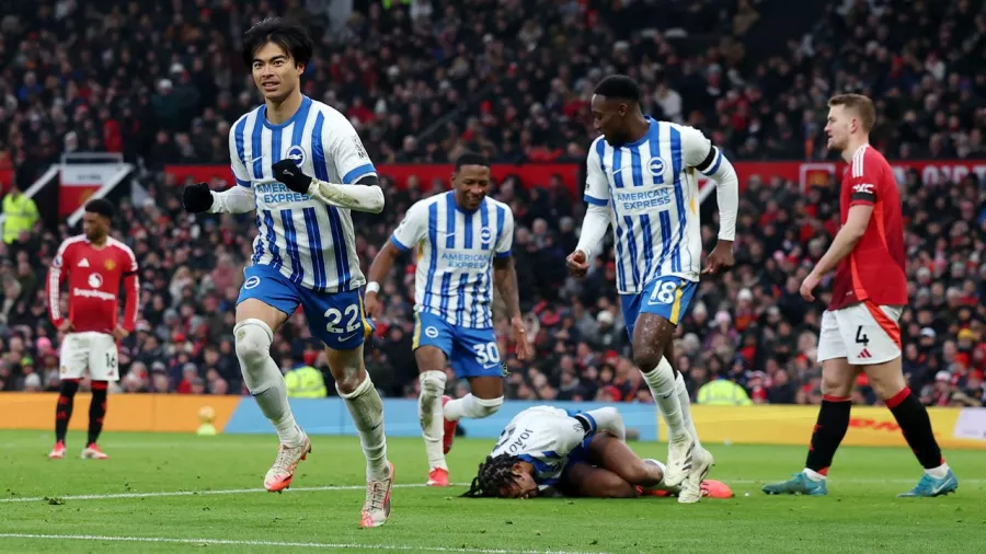 Brighton convirtió a Manchester United en su víctima favorita en la Premier League