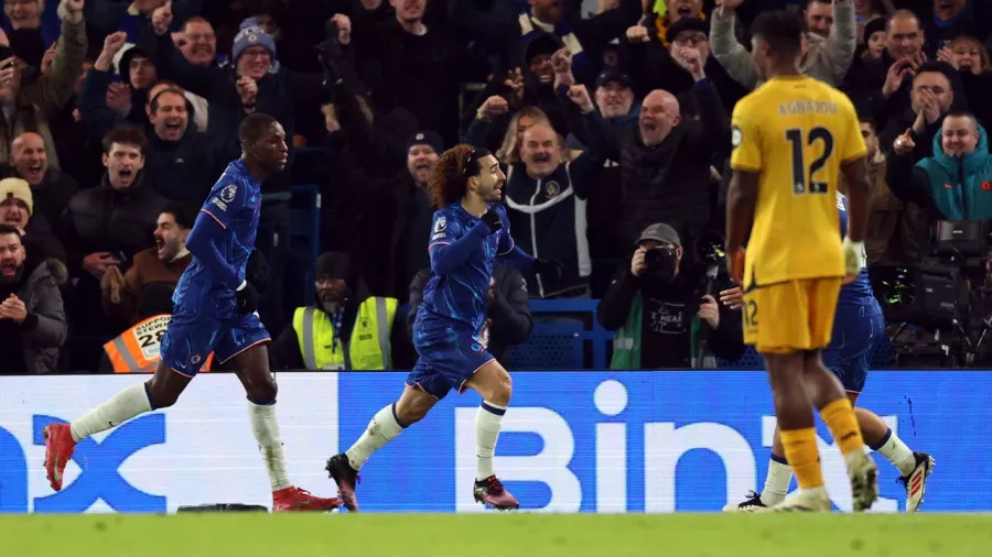 Marc Cucurella marcó el 2-1 a los 60 minutos