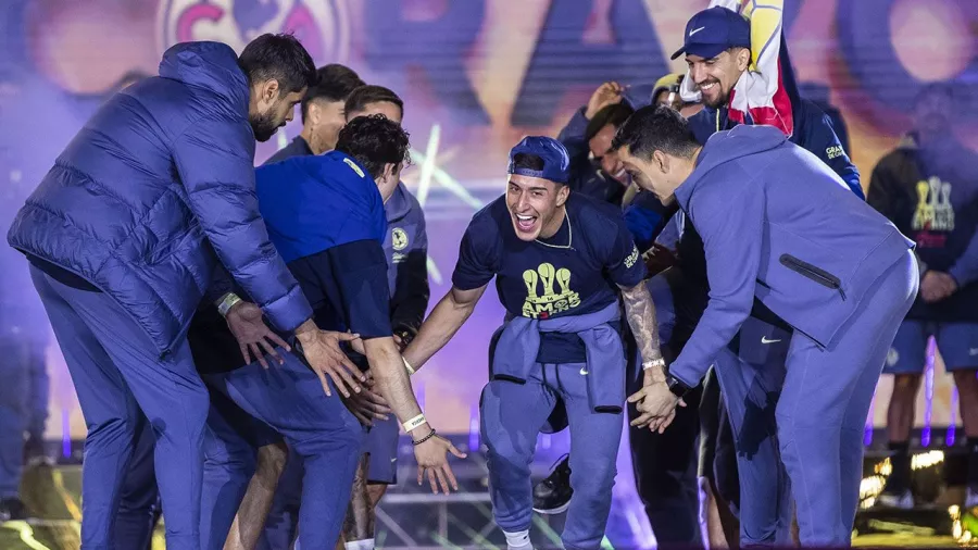 Así fue la fiesta de América para celebrar el tricampeonato