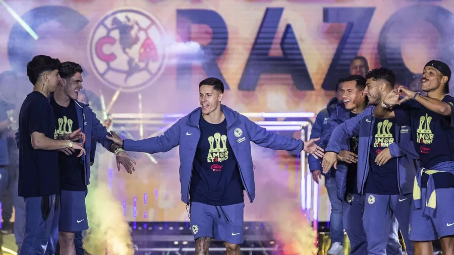 Así fue la fiesta de América para celebrar el tricampeonato