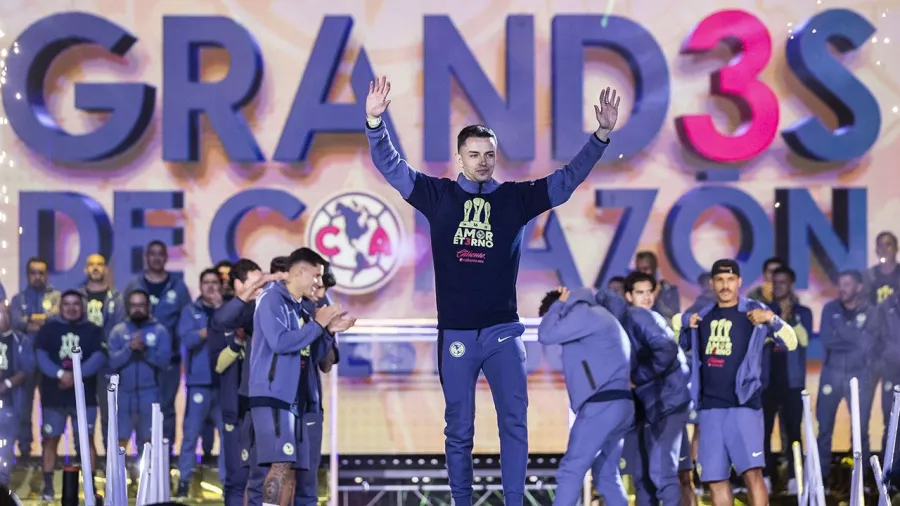 Así fue la fiesta de América para celebrar el tricampeonato