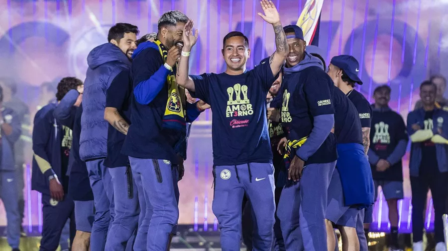 Así fue la fiesta de América para celebrar el tricampeonato