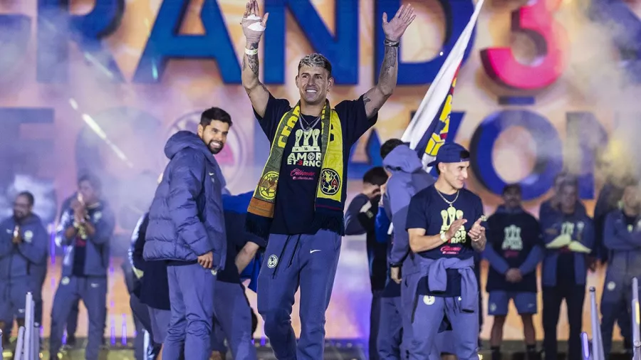 Así fue la fiesta de América para celebrar el tricampeonato