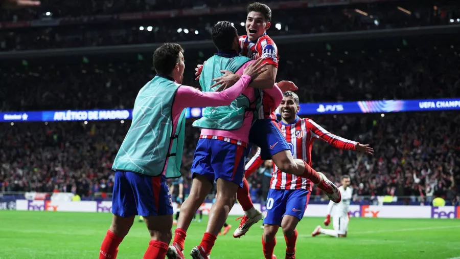 Una actuación para enmarcar de Julián Alvarez con Atlético en la Champions League