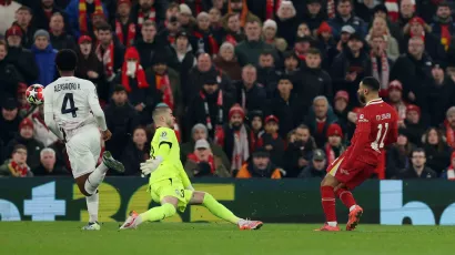 Con el tanto, Salah abrió el marcador al minuto 34.