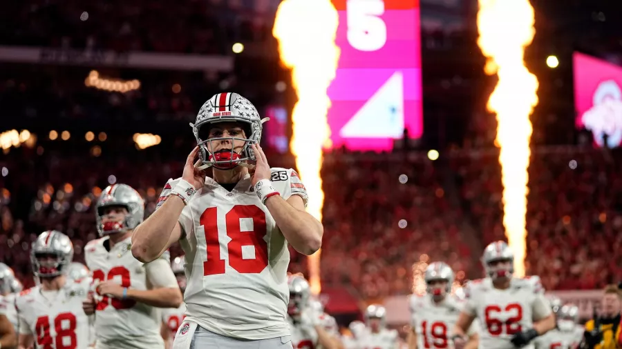 Gran festejo de los Ohio State Buckeyes, campeones nacionales